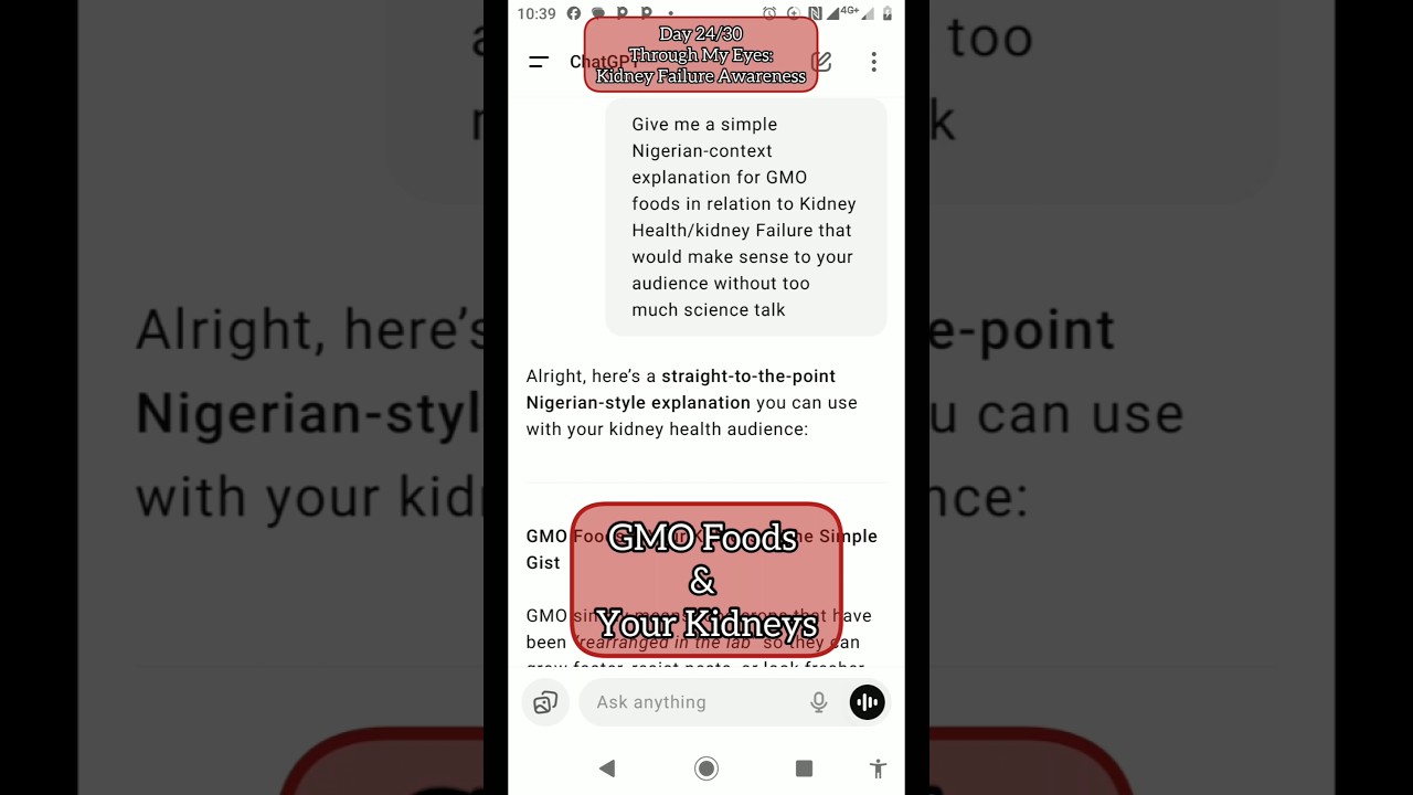 Chatgpt - GMO foods and your kidneys 