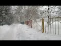 Сильный снегопад в Нижнем Новгороде