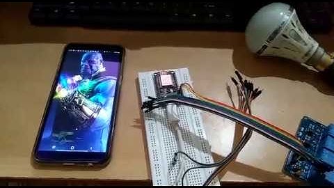 Turn on and off lights via google assistant voice in Android | my first IOT project | Avinash Mishra