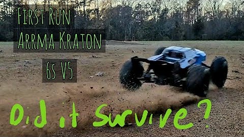 First Run With New Arrma Kraton 6s V5
