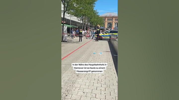 In #Hannover wurde ein Mann mitten auf der Straße niedergestochen! #messerattacke #polizei