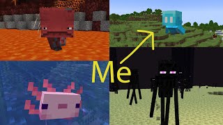 Beating Minecraft but we're mobs