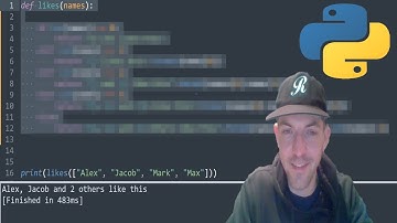 Codewars (Python🐍) | String formatting | Who likes it?