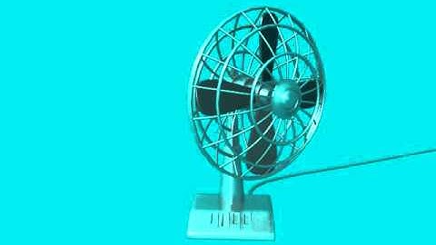 Table Fan Model and Animation (Made in Maya)