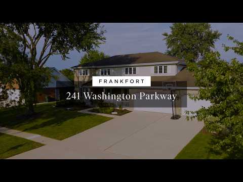 241 Washington Parkway, Frankfort, IL home video tour