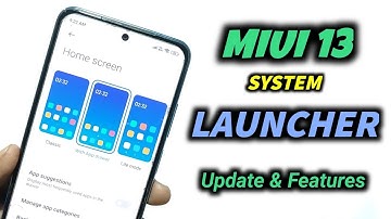 Install MIUI 13 Alpha System Launcher Update | 5 New Features MIUI Alpha System Launcher | Dot SM