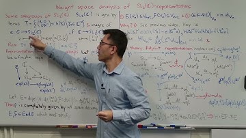 Weight space analysis of representations of SL(2,C)