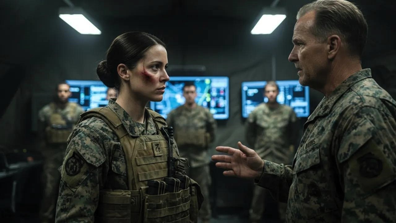 Pułkownik marines zażądał jej znaku. Usłyszawszy Phantom Seven, skamieniał natychmiast