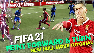 FIFA 21 Feint Forward and Turn Tutorial | NEW SKILL MOVE | New FIFA 21 Skill Move Tutorial | FIFA 21
