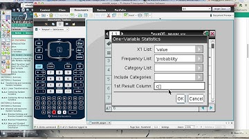 Discrete Random Variables and the TI-nSpire