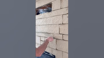 ARTIFICIAL STONE PROCESS WITH CONCRETE #piedraartificial #artificialstone #artconcrete #construction