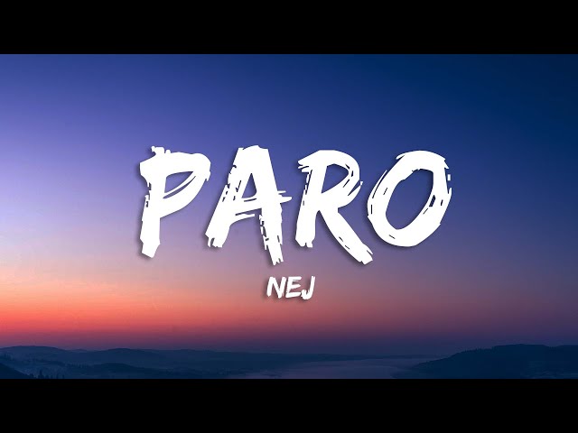 Nej - Paro (Lyrics)  allo allo tik tok song class=