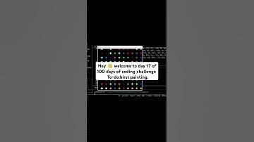 hirst painting day 17 of 100 days of coding challenge #hirstpainting#shorts
