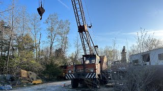 Will it start? Bantam truck crane sitting in a quarry for years!