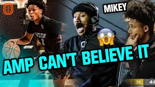 AMP Is SHOOK Watching Mikey Williams, Trey Parker & Vertical Academy Vs OTE | Full Game Highlights 😱