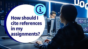 How should I cite references in my assignments?