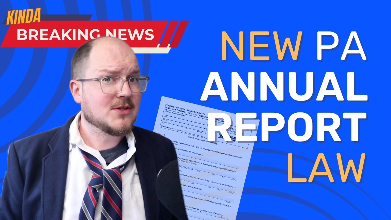 New PA Business Annual Report Requirement (NO MORE DECENNIAL REPORTS!)