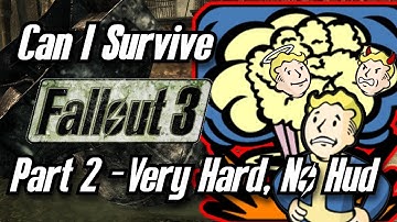 Power of Atom!!! Part 2 - Fallout 3 - Very Hard, No Hud, No Stimpaks - w Commentary