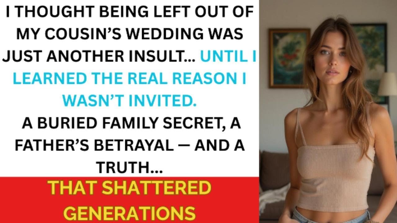 Everyone Was Invited to My Cousin’s Wedding — Except Me | Emotional Family Betrayal