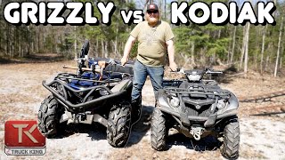 Yamaha Grizzly vs Kodiak - Compared in the MUD to See Which is Better for You!