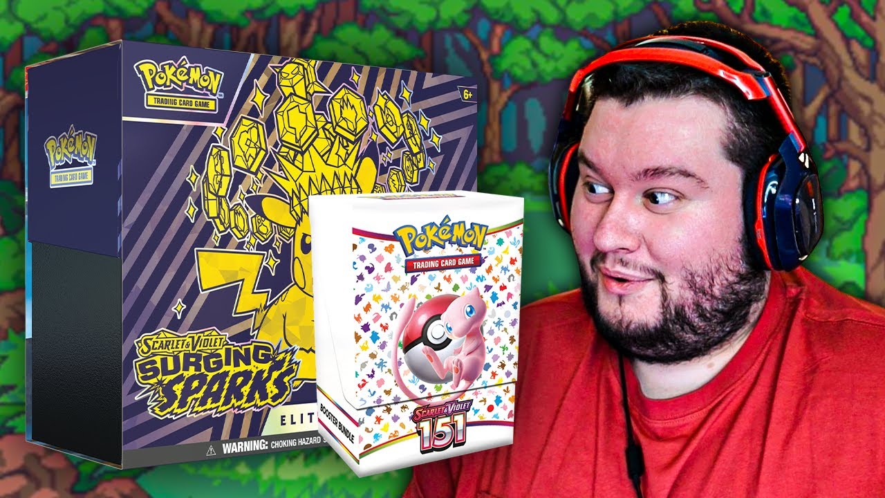 Opening The Pokemon 151 Booster Box AND Surging Sparks Elite Trainer ...