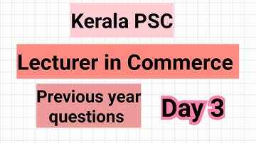 #kerala #psc #Lecturer in #Commerce #pyqs #233/2015 #accounting mcqs