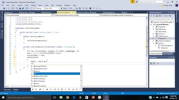 A Program To Find Reverse of a Given Number and Sum of Its Digits using C# and Windows Form