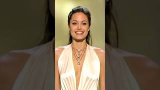 Angelina Jolie At Oscars 2004 Wearing Archival Marc Bouwer Gown