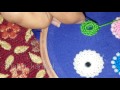 Mirror work|shisha work without any ring:hand embroidery