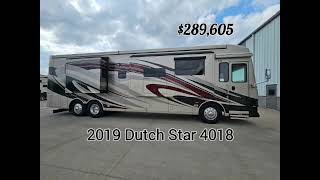 2019 Dutch Star 4018 $289,605  -  17U242520  - Spartan Chassis by Lance Ortega 268 views 1 month ago 1 minute, 7 seconds