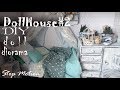 DIY: Dollhouse#2 How to make shabby chic room for doll Pullip, Monster High, Blythe