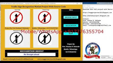 Traffic Sign Classification Using Image Processing Source Code Traffic Sign Detect Matlab Project