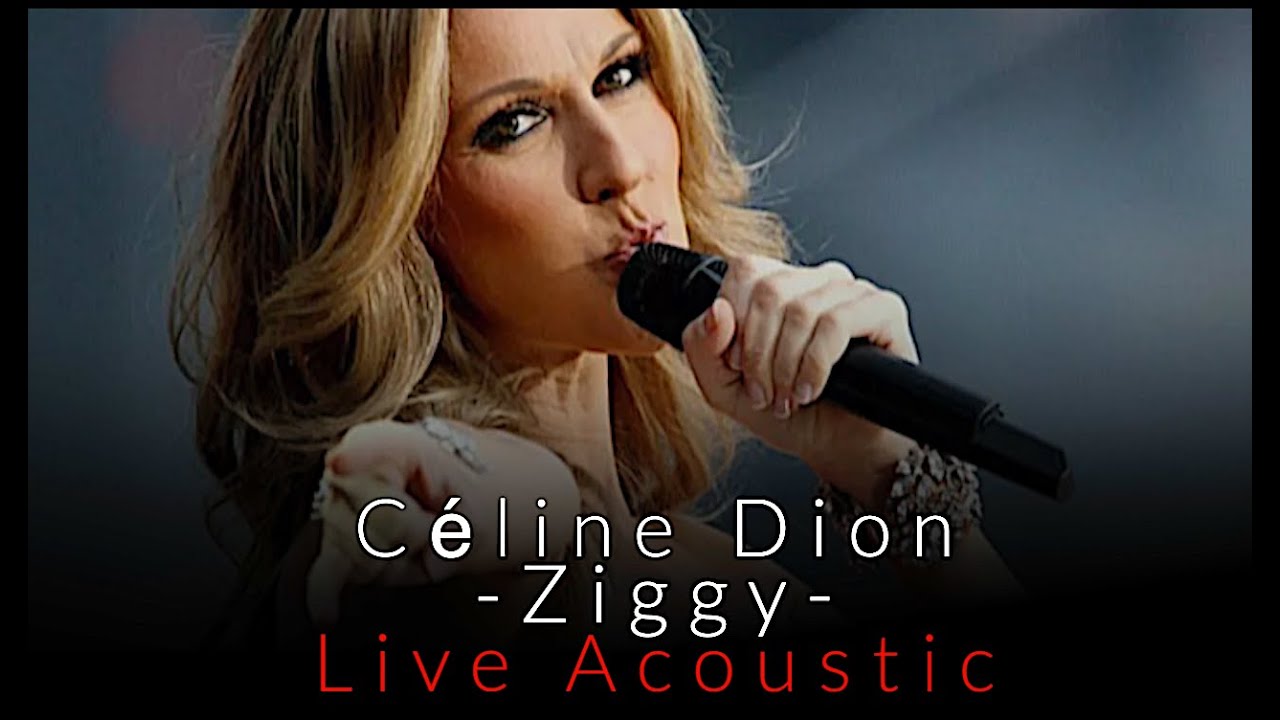 Céline Dion Ziggy Live Acoustic (Voice OffiCial) YouTube