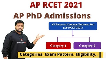 AP RCET 2021 | AP PhD admissions 2021 #aimacademy #aprcet2021