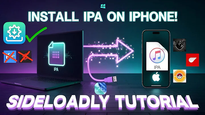 How to sideload iPA Files on iPhone & iPad with PC ! | Sideloadly tutorial!