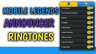Mobile Legends Announcer | Ringtones screenshot 2