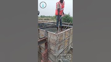 use of vibrator in transformer foundation casting