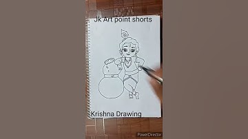 How to draw lord Krishna drawing #shorts #viral #krishna #cartoon #sketch #video #drawing #whatsapp
