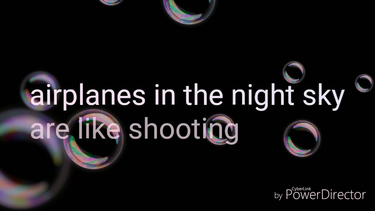(Airplanes) song lyrics YouTube