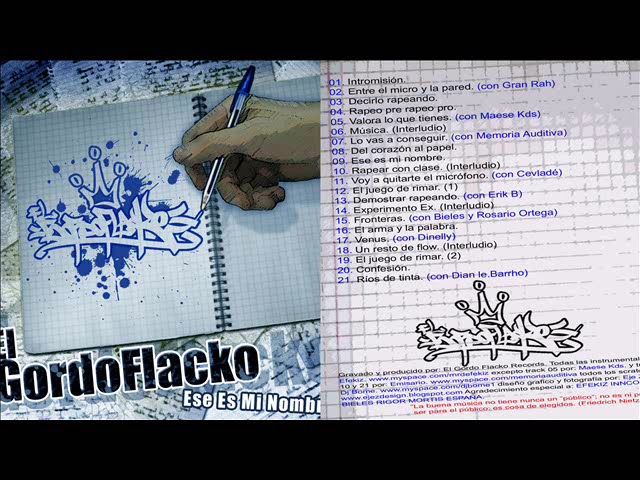 YouTube पर EL GORDO FLACKO-(Ese es mi nombre) FULL ALBUM देखें