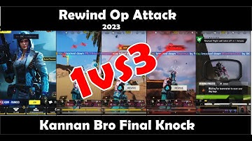 Cod Mobile1vs3 Rewind Op Attack Gameplay 2023 #codm #codmobile #callofduty