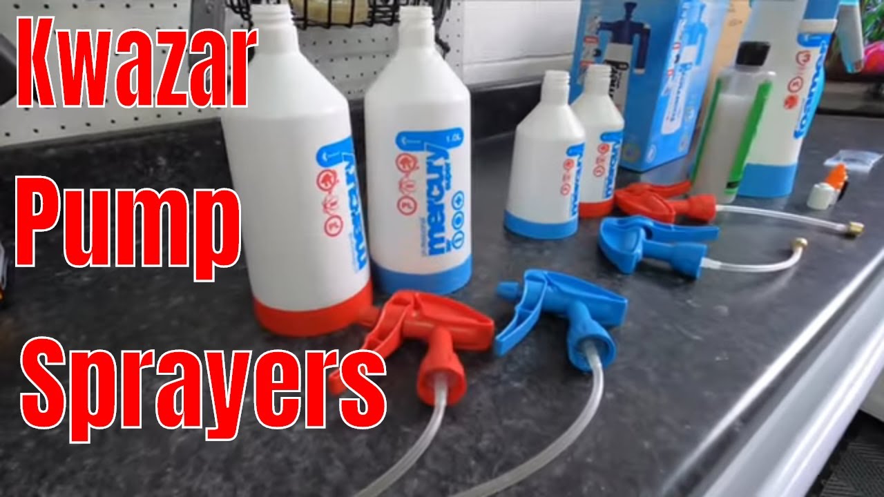 New Electric/Pump Sprayers!! Kwazar Foamers And Sprayers!! YouTube