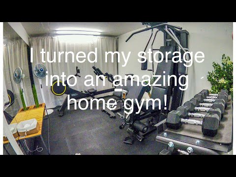 Turning Our Storage Room into a High End Home Gym Featuring Technogym Equipment