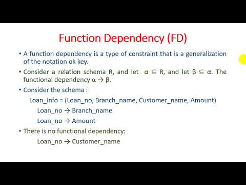 Unit - 4 - Lecture 2 Armstrong’s axioms