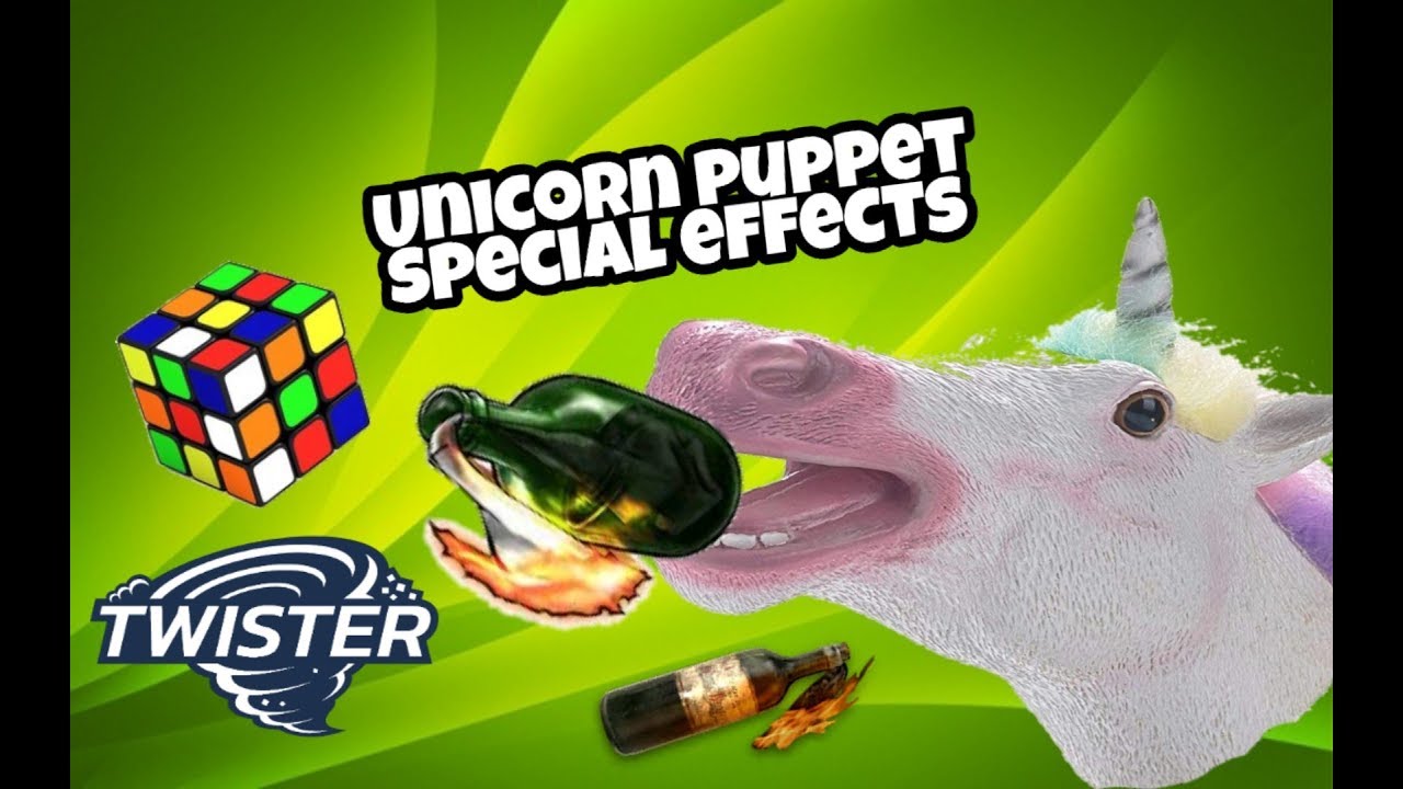 Unicorn Puppet Special Effects Blowing Up Stuff - YouTube