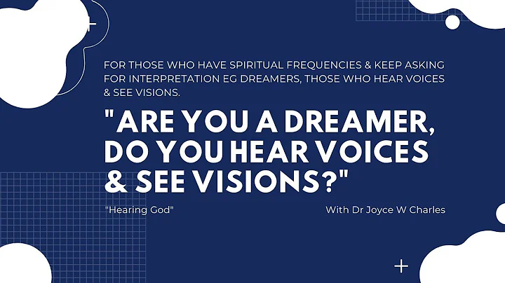 The Blueprint (Hearing God) With Dr Joyce W. Charles