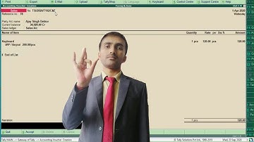 Activate and apply interest calculation in tally erp-9 on credit sales in hindi and english