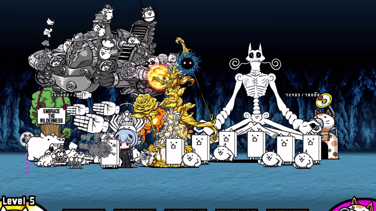 Battle cats rising all moon stages YouTube