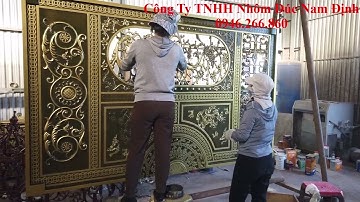 So sánh giá cổng nhôm đúc mạ đồng giữa Hải Phòng và Hà Nội