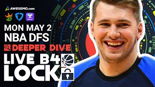 NBA DFS Picks 5\/2\/22 | Deeper Dive \& Live Before Lock